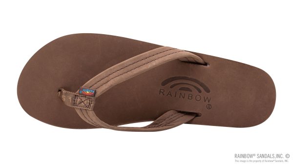 Four Layer Leather Wedge with a  3/4 Leather Strap