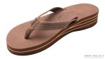 Four Layer Leather Wedge with a  3/4 Leather Strap