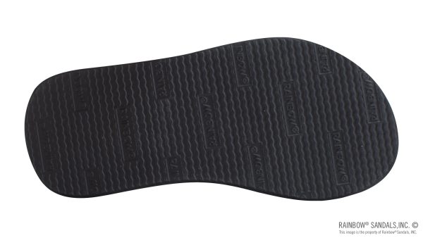 The Grombow  Soft Rubber Top Sole with 1 Narrow Strap and Pin line
