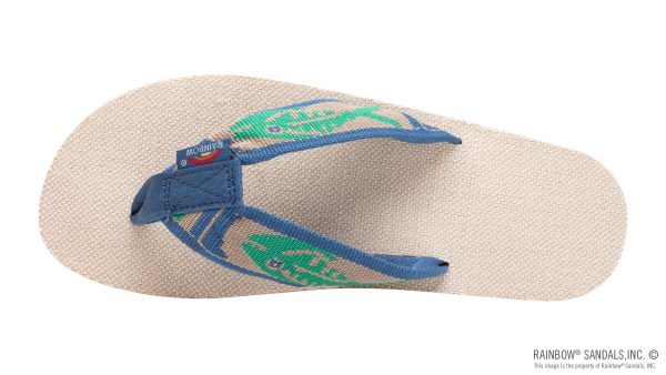 Single Layer Hemp with a 1 Nylon Fish Pattern Strap