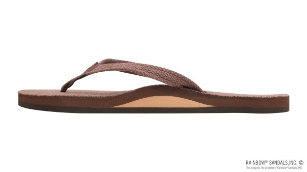 Single Layer Hemp with Arch Support and 1 Narrow Strap