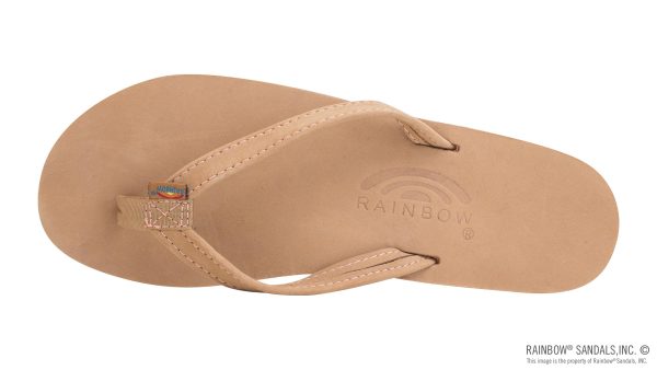 The Tropics Single Layer Premier Leather with Colorful Mid Sole and a 1 Narrow Strap