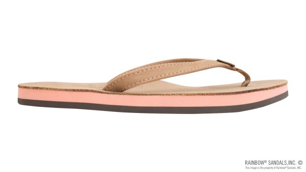 The Tropics Single Layer Premier Leather with Colorful Mid Sole and a 1 Narrow Strap