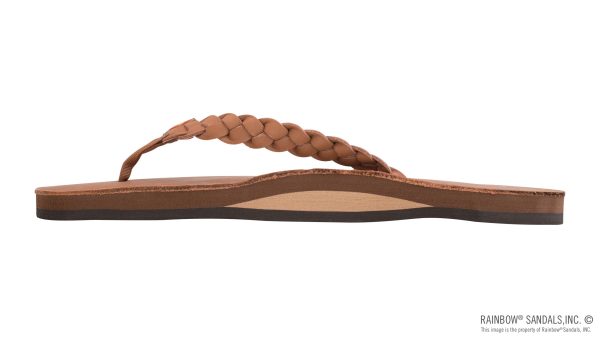 Twisted Sister Single Layer Arch Support Leather with a 3/4 Medium Double Braided Strap