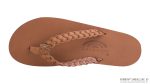Twisted Sister Single Layer Arch Support Leather with a 3/4 Medium Double Braided Strap