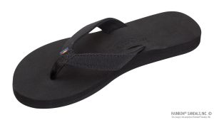 The Bella  Soft Top Black Tapered Canvas Strap
