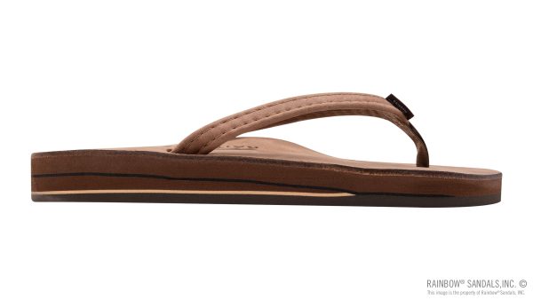 Luxury Leather Double Layer Arch 1 Narrow Strap