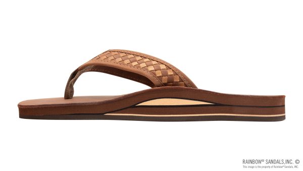 The Bentley Premier Leather Double Layer Arch Woven Strap
