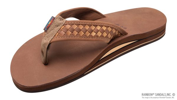 The Bentley Premier Leather Double Layer Arch Woven Strap