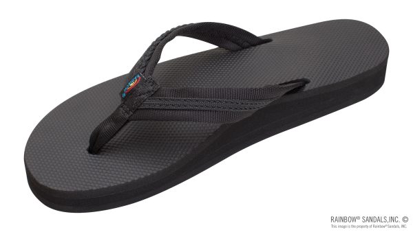 Double Layer Soft Rubber Top with  3/4 Braided Nylon Strap