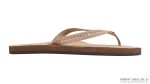 Crystal Collection Single Layer Arch Support Leather 1 Narrow Strap with Crystals