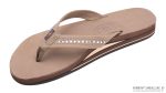 Crystal Collection Double Layer Arch Support Leather 3/4 Medium Strap w/ Crystals