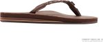 Rainbow Sandals Women's Double Layer Flirty Braidy Premier Leather w/Single Braided Strap. Mocha. Ladies Small / 5.5-6.5 B(M) US | Shoes