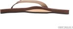 Rainbow Sandals Women's Single Layer Narrow Strap. Dark Brown. 7.5-8.5 | Premier Leather w/ Arch Support and a 1arrow Strap. Ladies Large | Flats