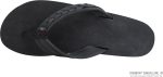 Rainbow Sandals Madison - Single Layer Arch Support with  3/4raided Strap. Premier Black. Ladies Large/7.5-8.5 B(M) US | Flip-Flops