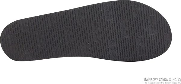 Rainbow Sandals Women's Double Layer Premier Leather w/ 3/4trap (Ladies Small / 5.5-6.5. Premier Black) | Flats