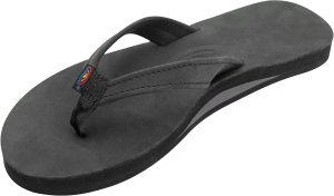 Rainbow Sandals Women's Catalina Sandal. Premier Black. Ladies 7 M US | Flats