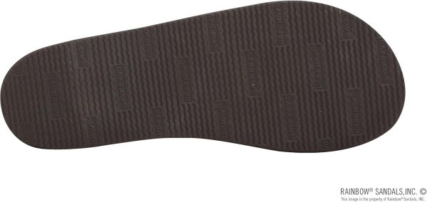 Rainbow Sandals Women's Four Layer Wedge 3/4eather Strap. Dark Brown. Ladies X-Large / 8.5-9.5 B(M) US | Platforms & Wedges