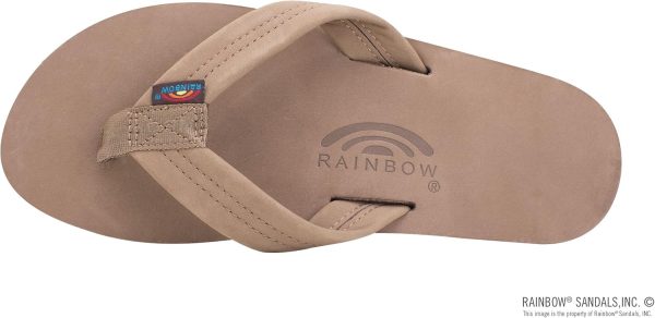 Rainbow Sandals Women's Double Layer Premier Leather Sandals w/Arch Support Dark Brown. Ladies 1B(M) US | Sandals