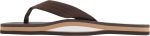 Rainbow Sandals Men's Brown Single Layer Soft Top 1VA Rubber Filled Nylon Strap | Sandals