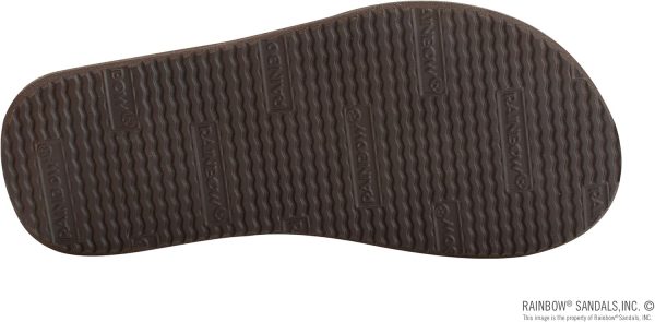 Rainbow Sandals Kid's Single Layer Premier Leather w/Narrow Crystal Strap. Sierra Brown. w/backstraps Kid's 3-4 B(M) US | Flats