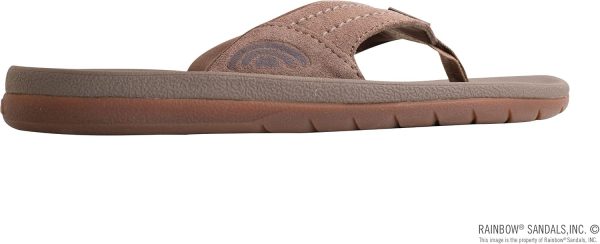 Rainbow Sandals Men's East Cape Molded Rubber Sandal. Brown. Men's 9 D(M) US | Sandals