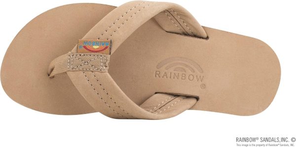 Rainbow Sandals Kid's Single Layer Premier Leather. Sierra Brown. 4-5 B(M) US | Sandals
