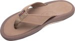 Rainbow Sandals Men's Navigator Premier Leather Orthopedic Foot Bed w/Tapered Strap. Dark Brown. Men's 8 D(M) US | Sandals