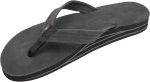 Rainbow Sandals Women's Double Layer Premier Leather w/ 3/4trap (Ladies Small / 5.5-6.5. Premier Black) | Flats