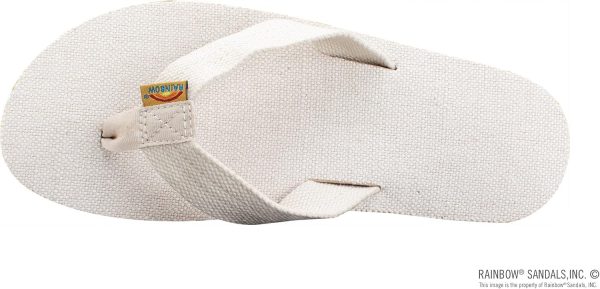 Rainbow Sandals Men's Hemp Single Layer Natural Size X-Large (11 | Sandals