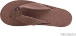 Rainbow Sandals Women's Double Layer Arch Hemp w/Wide Strap. Brown. Ladies 115-15 B(M) US | Flats