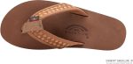 Rainbow Sandals Men's Double Layer Bentley. Redwood. Small / 7.5-8.5 D(M) US | Sandals