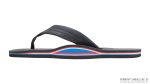 The Americana  Women's Single Layer Classic Leather Red White & Blue Mid Sole with a 1 Strap