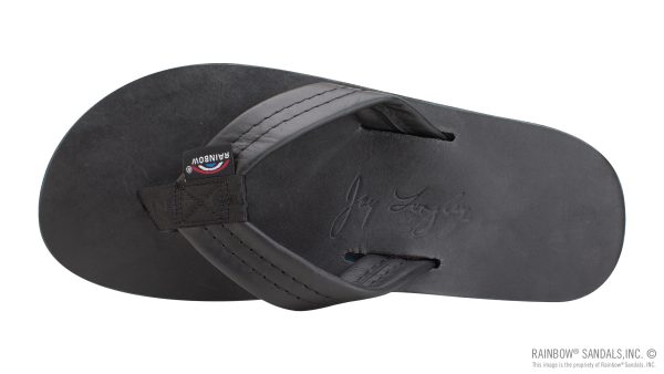 The Americana Men's Single Layer Classic Leather with Red White & Blue Mid Sole