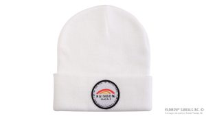 Basic Cuff Beanie with Long Ride Patch 1% rylic