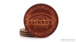Coaster 4 pack Rust Leather