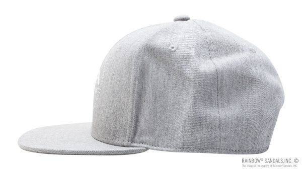 Rainbow Sandals Circle Logo Graphite Snap Back Hat