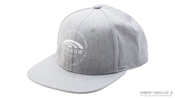 Rainbow Sandals Circle Logo Graphite Snap Back Hat