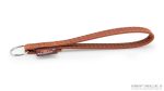 Leather Keychain Loop Rust