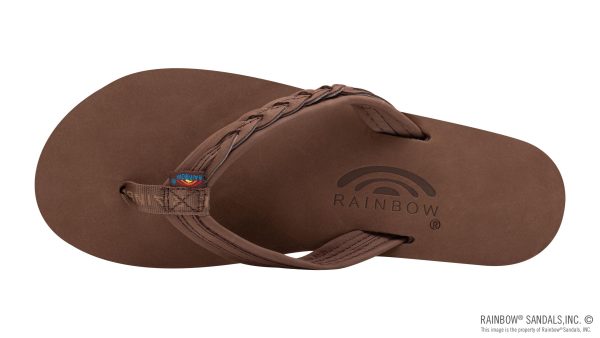 The Madison Double Layer Arch Support with a Braid on a 3/4 Medium Rolled Strap