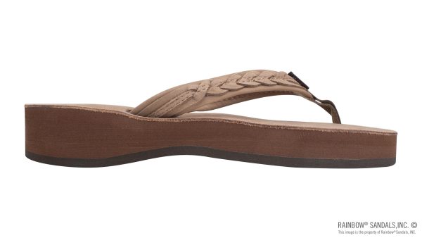 Madison Four Layer Wedge with a  3/4 Medium Braided Strap