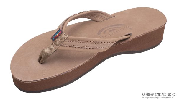 Madison Four Layer Wedge with a  3/4 Medium Braided Strap