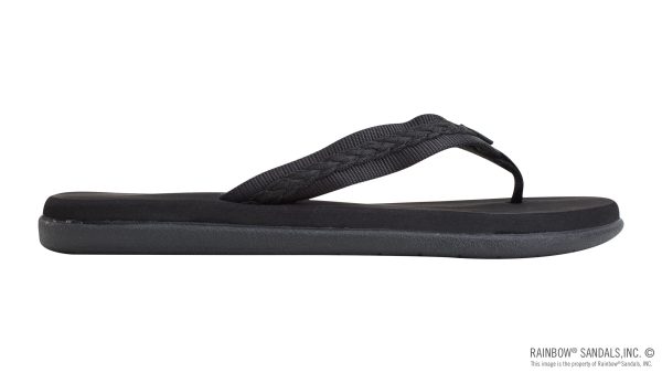 The Paisley C Ladies Soft Top Rubber with a 3/4 Nylon Flirty Braidy Strap