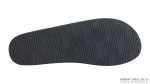 The Rastafarian Single Layer Classic Black Leather with Rasta Mid Sole and 1 Strap